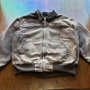 Vintage Carhartt J14 Dark Brown Distressed XL Jacket